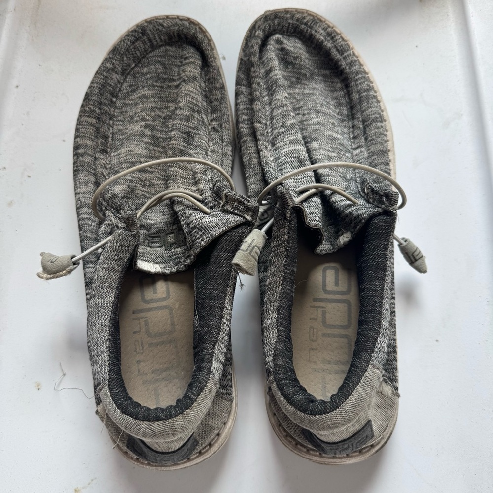 Hey Dude Wally B Sox Grey Men's Slip-On Casual Shoe US Size 12